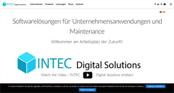 Desktop Screenshot of intec.de